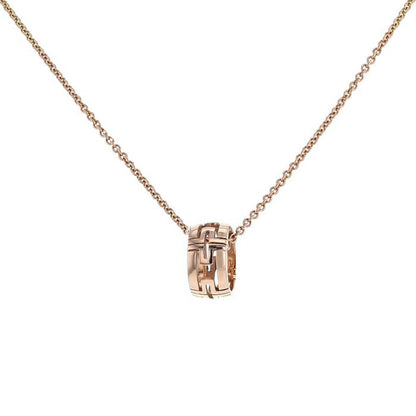 [Marins]PARENTESI NECKLACE PINK GOLD