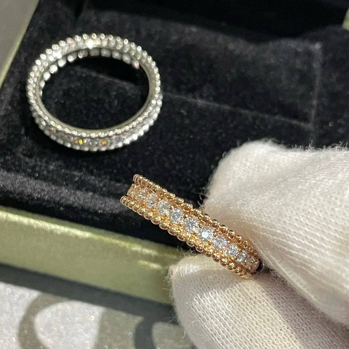 [Marins]PERLEE DIAMOND ROSE GOLD RING