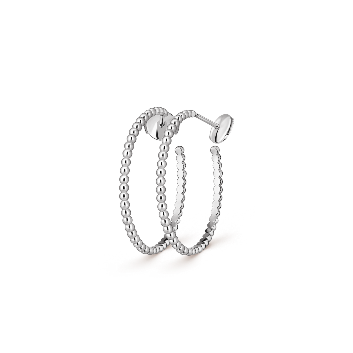 [Marins] SMOOTH BEAD STUD EARRINGS