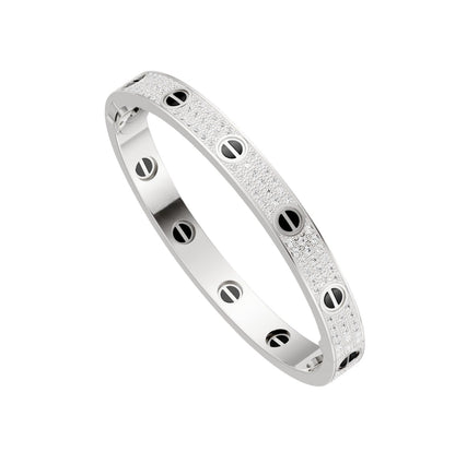 [Marins]LOVE BRACELET 6.1MM DIAMOND-PAVED CERAMIC