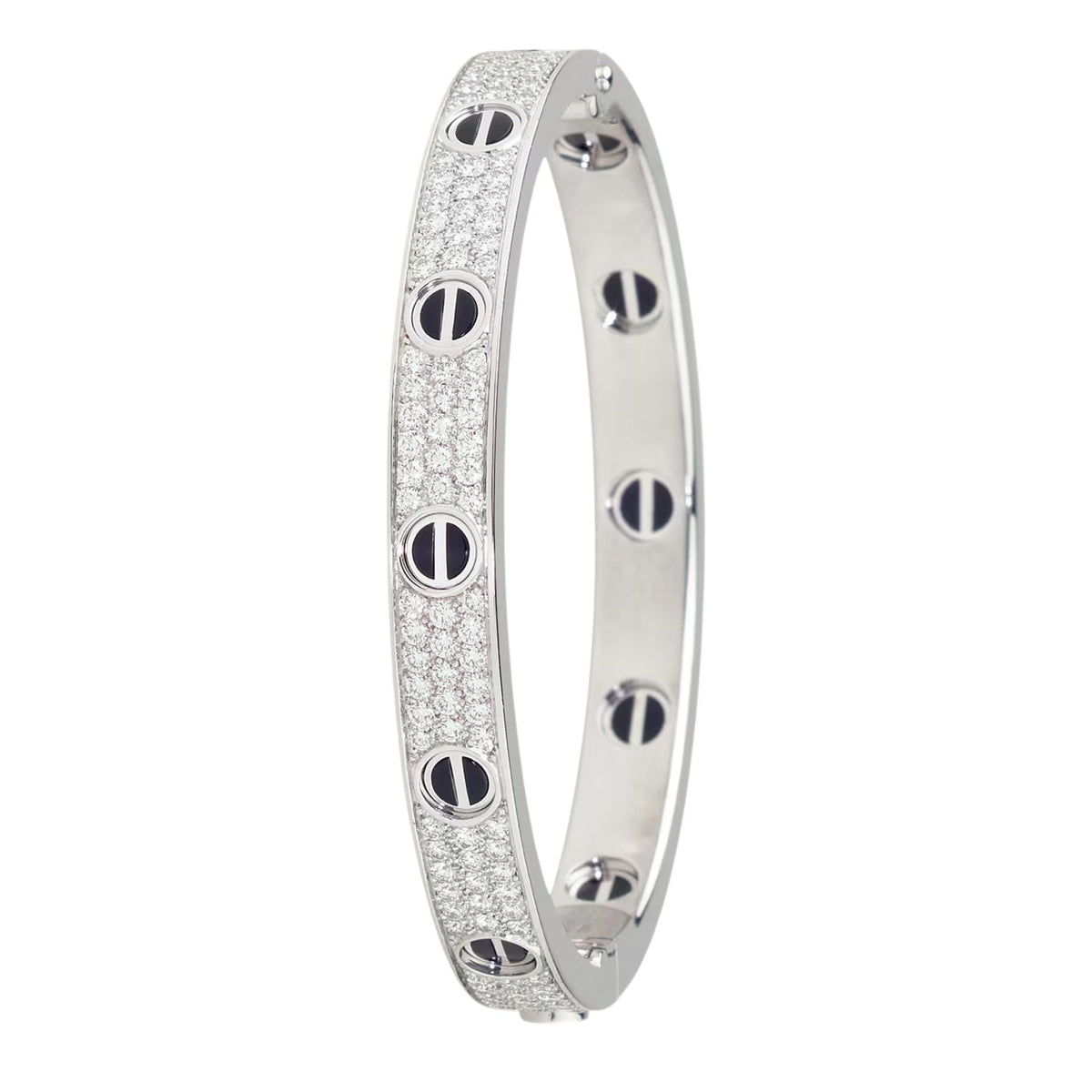 [Marins]LOVE BRACELET 6.1MM DIAMOND-PAVED CERAMIC