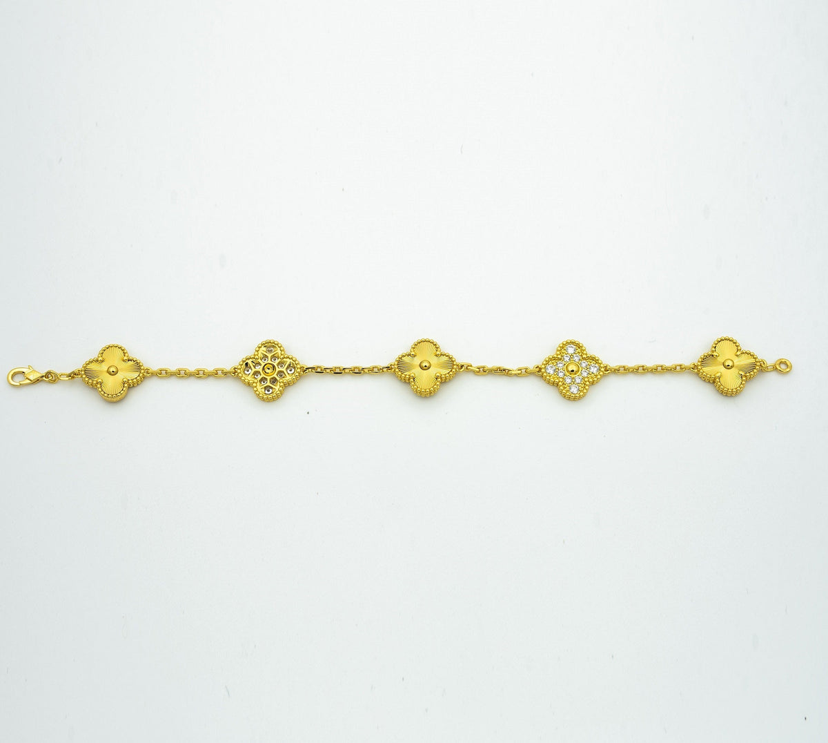 [Marins] CLOVER 5 MOTIF LASER BRACELET COLLECTION