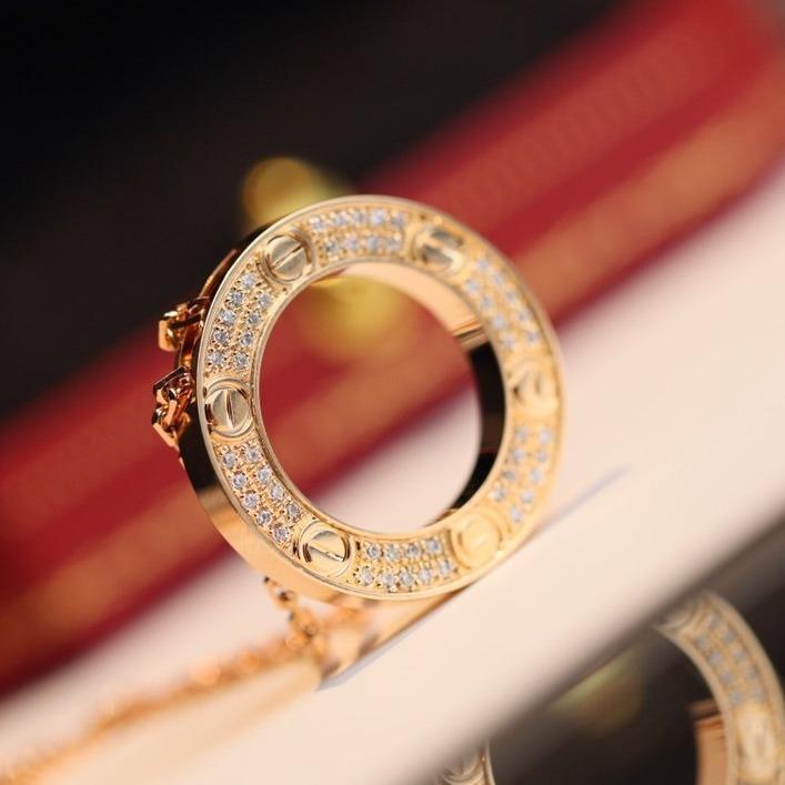 [Marins]LOVE NECKLACE ADJUSTABLE ROSE GOLD
