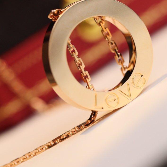 [Marins]LOVE NECKLACE ADJUSTABLE ROSE GOLD