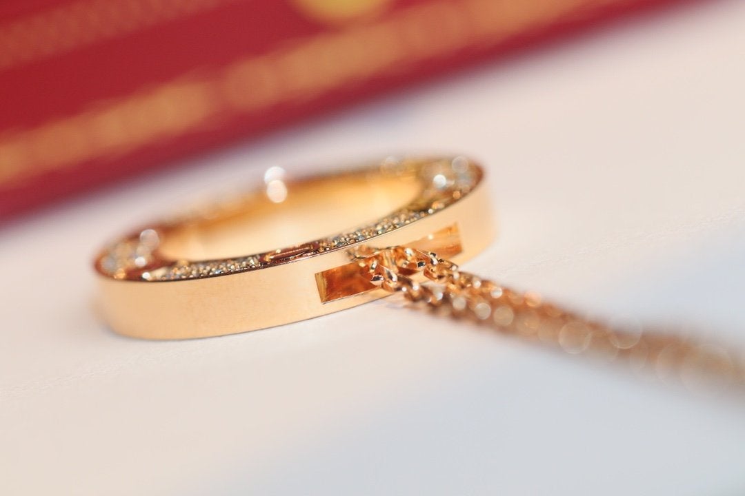 [Marins]LOVE NECKLACE ADJUSTABLE ROSE GOLD