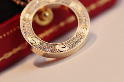 [Marins]LOVE NECKLACE ADJUSTABLE ROSE GOLD