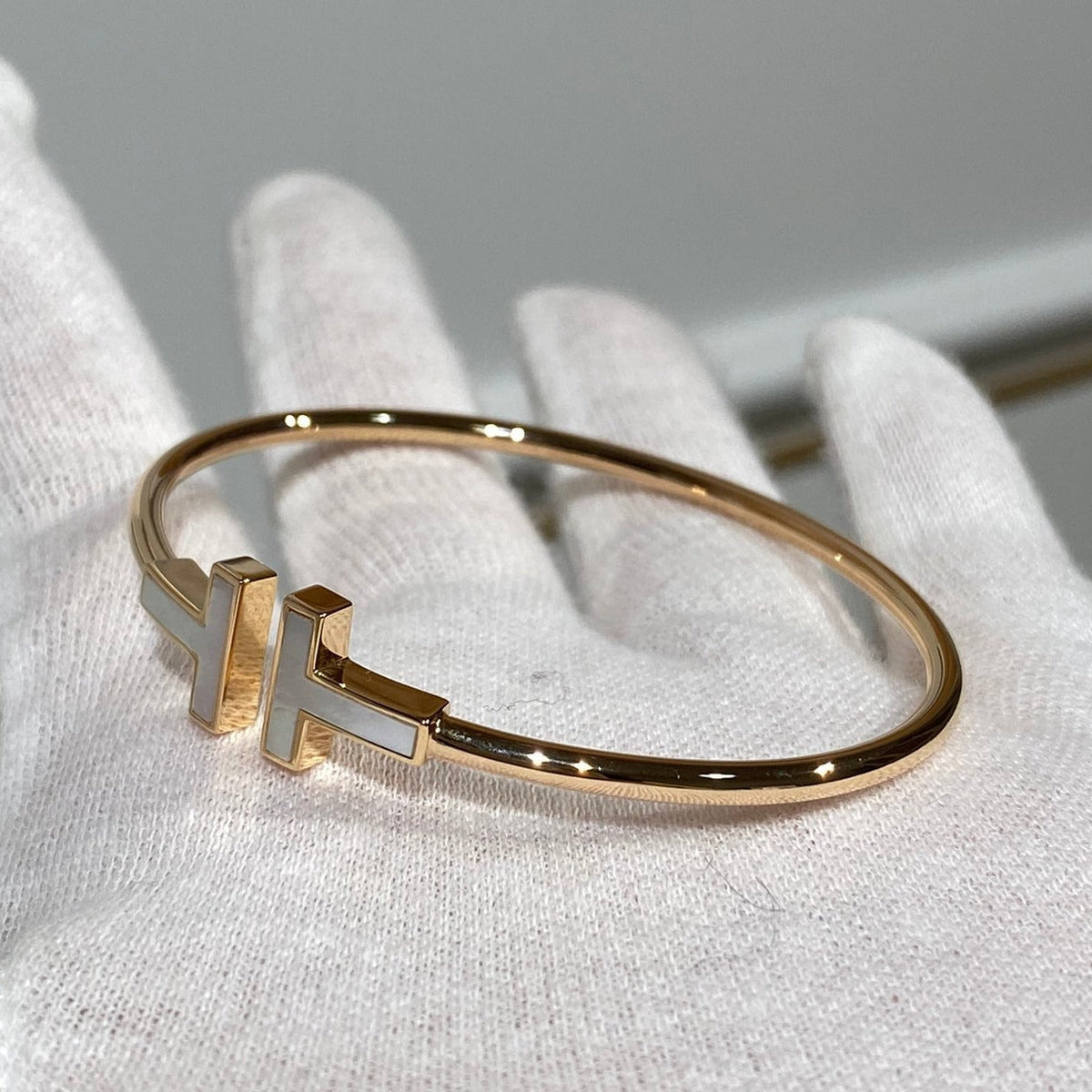 [Marins]T BRACELET 1.8MM MOP PINK GOLD