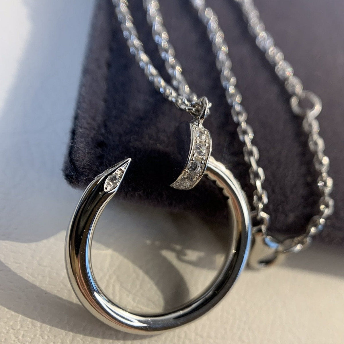 [Marins]JUSTE NECKLACE SILVER