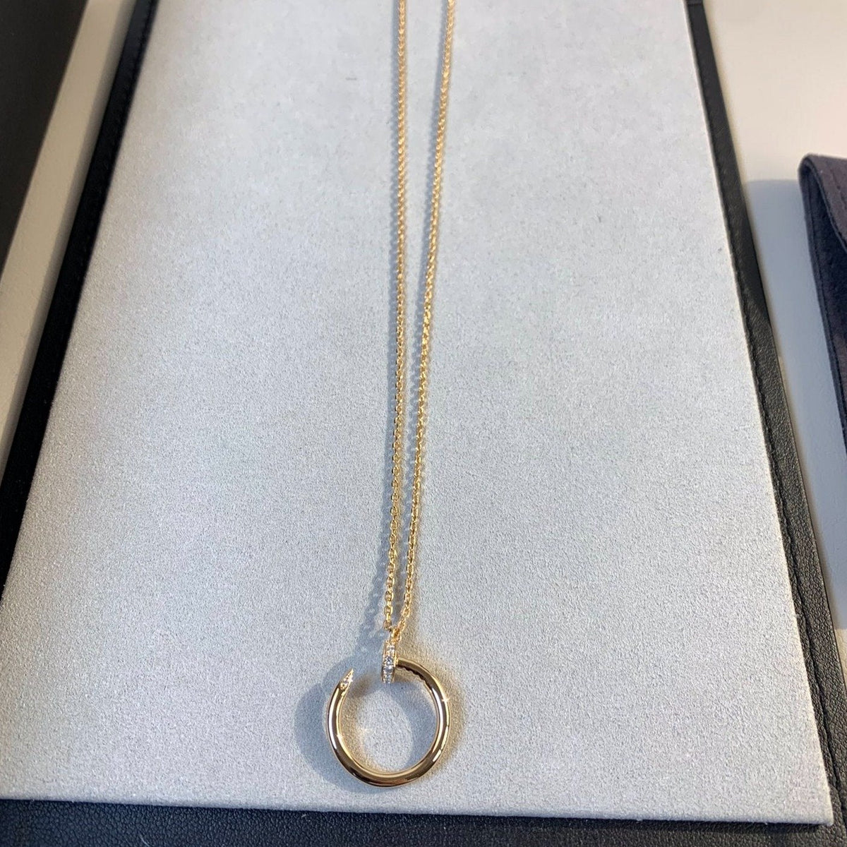 [Marins]JUSTE NECKLACE PINK GOLD