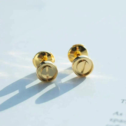 [Marins]LOVE EARRINGS GOLD 10MM