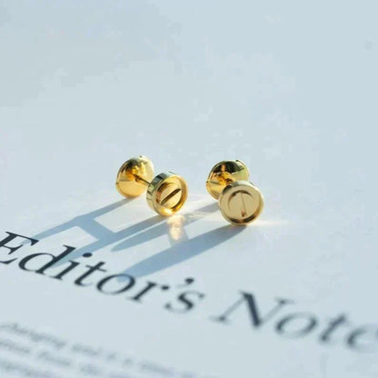 [Marins]LOVE EARRINGS GOLD 10MM