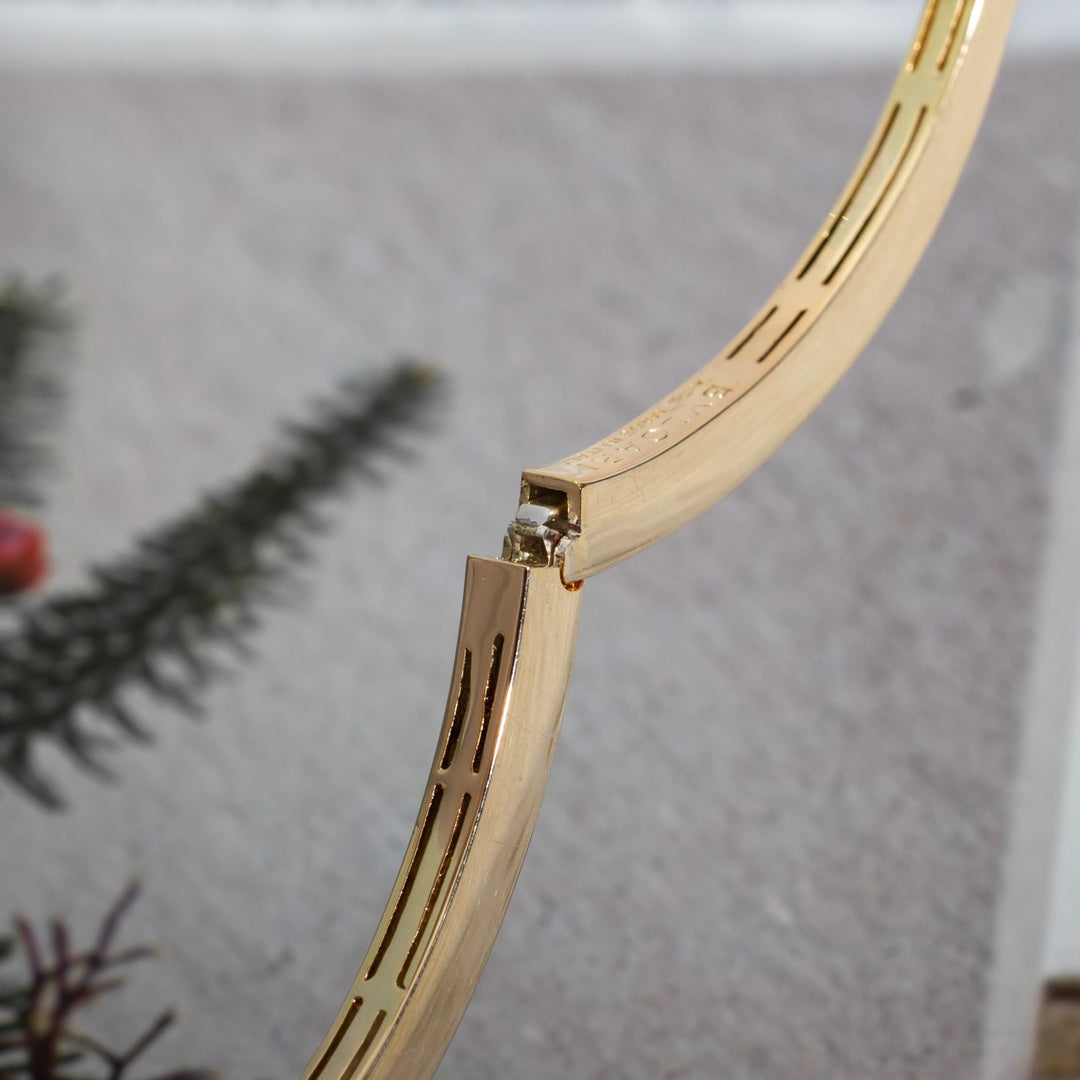 [Marins]SERPENTI BRACELET PINK GOLD DIAMOND DOUBLE SNAKE
