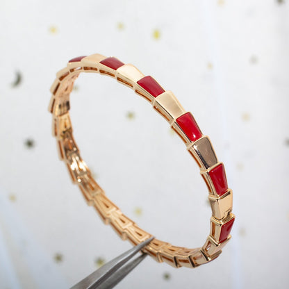 [Marins]SERPENTI BRACELET PINK GOLD RUBELLITE