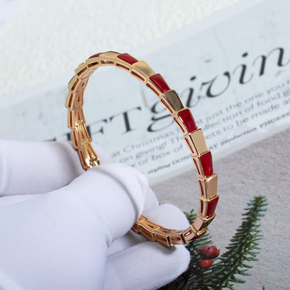 [Marins]SERPENTI BRACELET PINK GOLD RUBELLITE