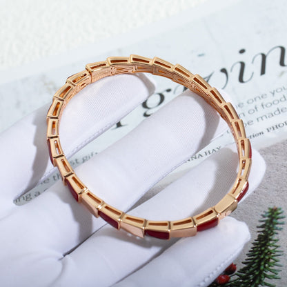 [Marins]SERPENTI BRACELET PINK GOLD RUBELLITE