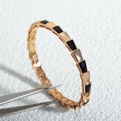 [Marins]SERPENTI BRACELET PINK GOLD ONYX