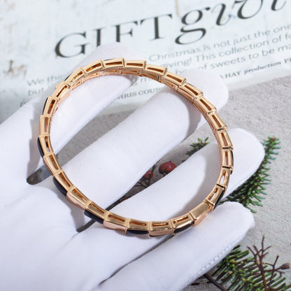 [Marins]SERPENTI BRACELET PINK GOLD ONYX
