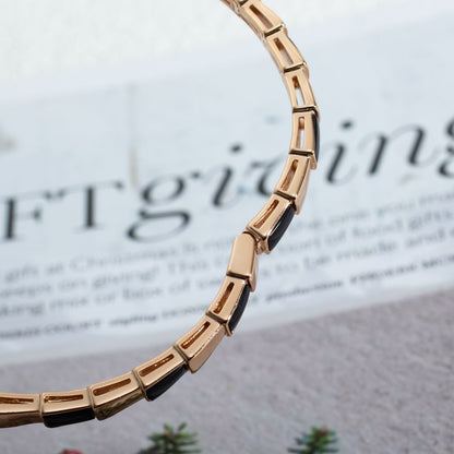 [Marins]SERPENTI BRACELET PINK GOLD ONYX