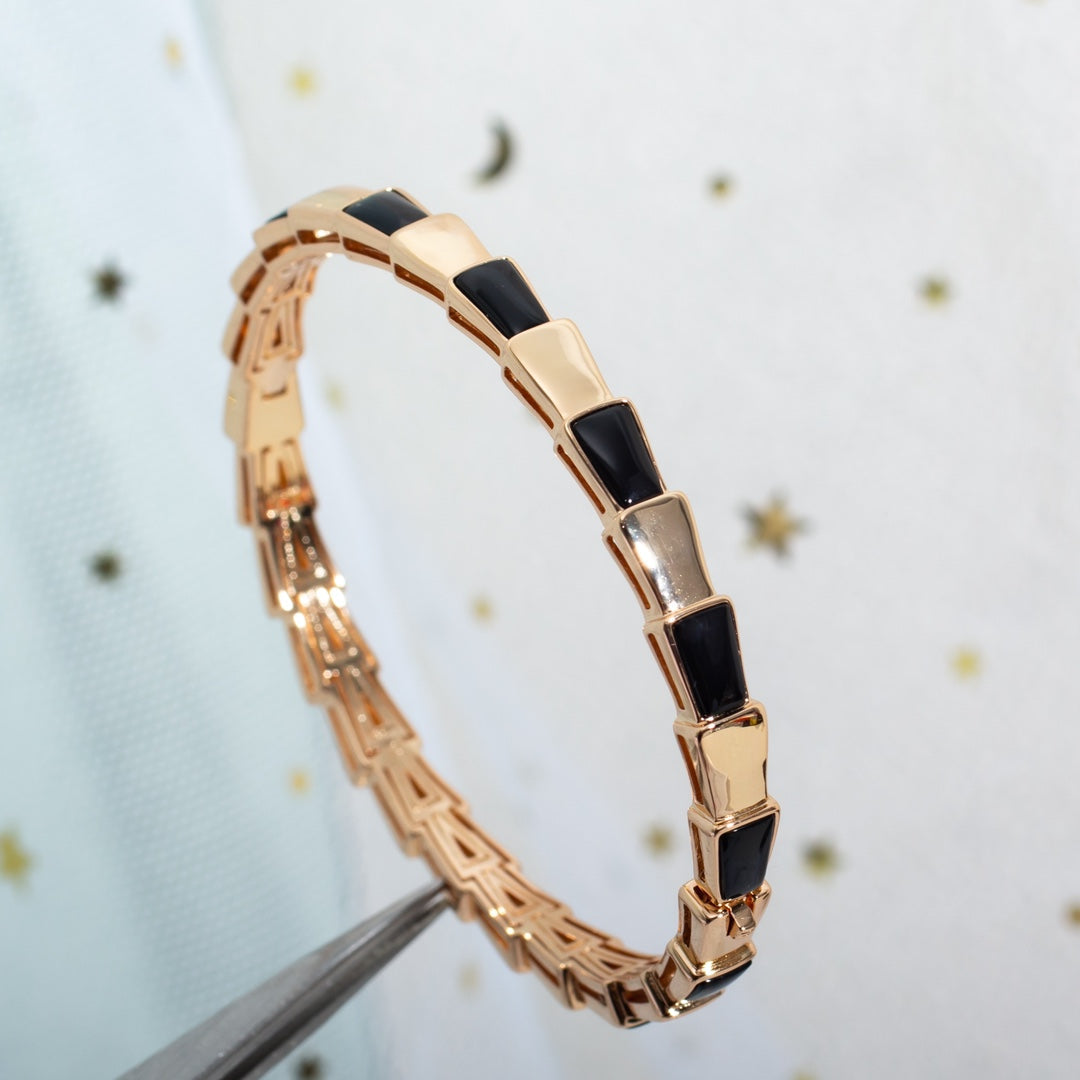 [Marins]SERPENTI BRACELET PINK GOLD ONYX