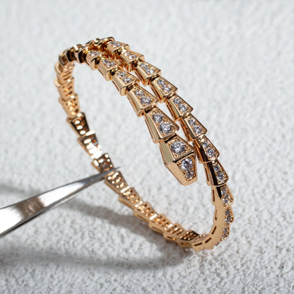 [Marins]SERPENTI BRACELET 6.8MM PINK GOLD DIAMOND