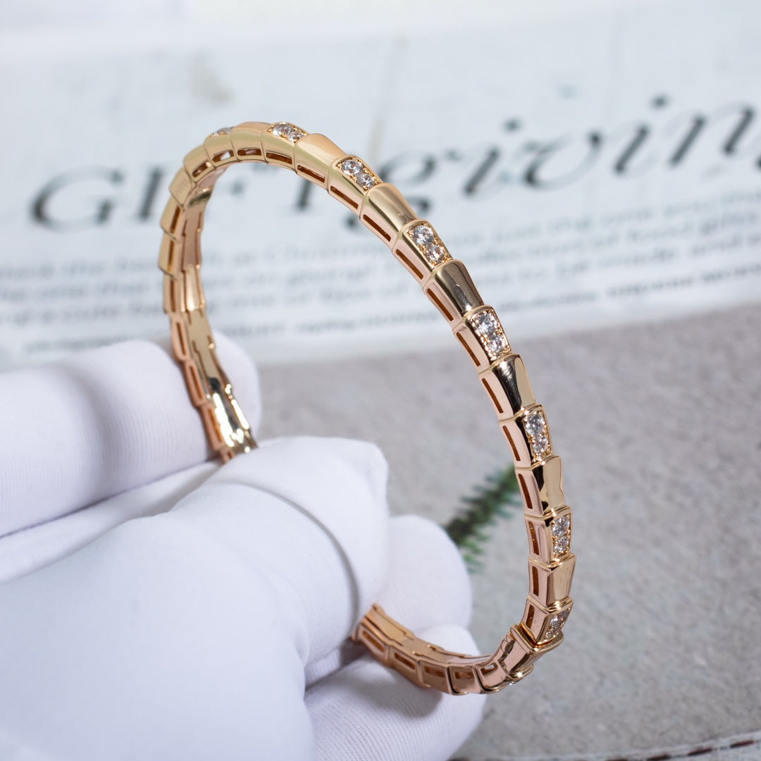 [Marins]SERPENTI SMALL BRACELET PINK GOLD DIAMOND
