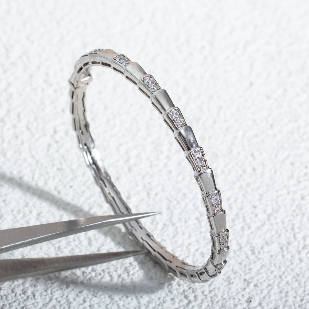 [Marins]SERPENTI BRACELET SILVER DIAMOND