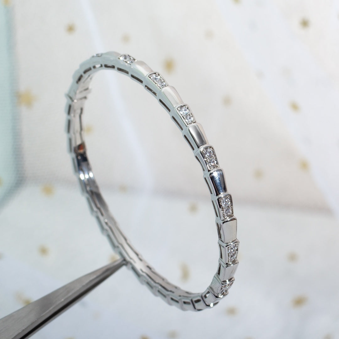 [Marins]SERPENTI BRACELET SILVER DIAMOND