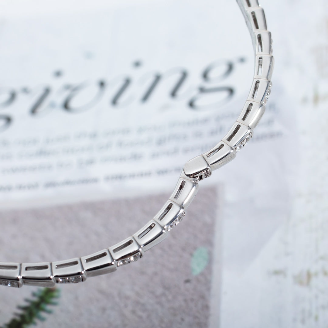 [Marins]SERPENTI BRACELET SILVER DIAMOND