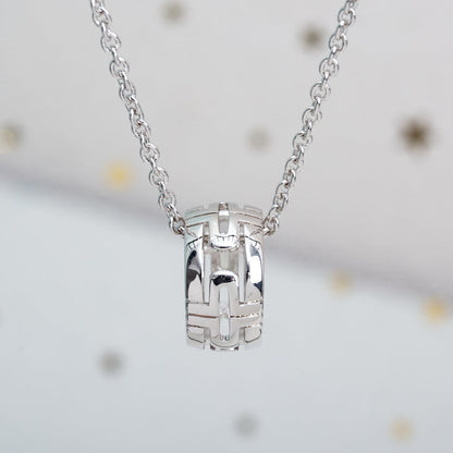 [Marins]PARENTESI NECKLACE SILVER