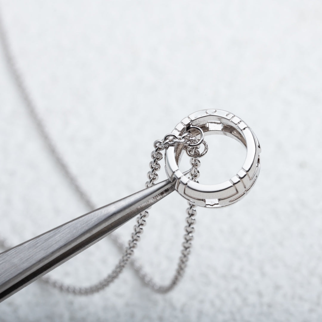 [Marins]PARENTESI NECKLACE SILVER