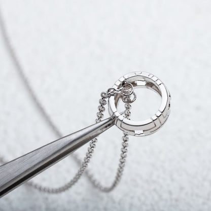 [Marins]PARENTESI NECKLACE SILVER