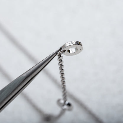 [Marins]PARENTESI NECKLACE SILVER