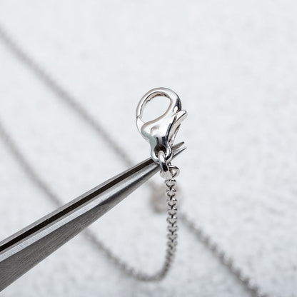 [Marins]PARENTESI NECKLACE SILVER
