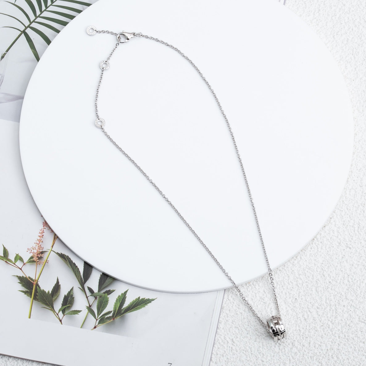 [Marins]PARENTESI NECKLACE SILVER