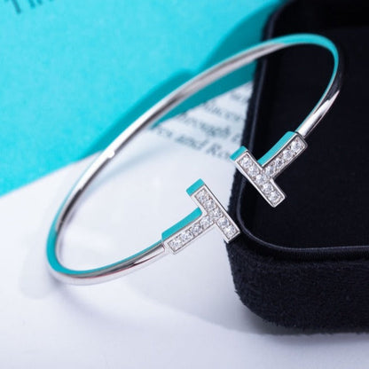 [Marins]T BRACELET 1.8MM DIAMOND SILVER
