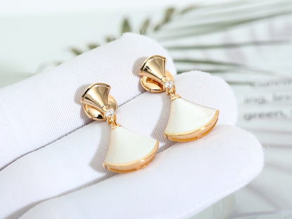 [Marins]DREAM MOP PINK GOLD EARRINGS