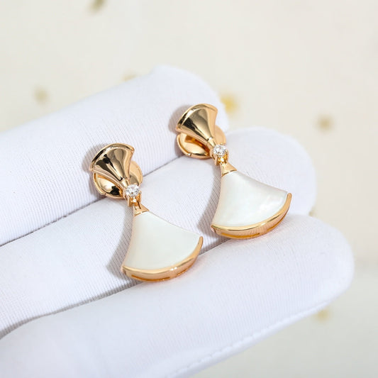 [Marins]DREAM MOP PINK GOLD EARRINGS