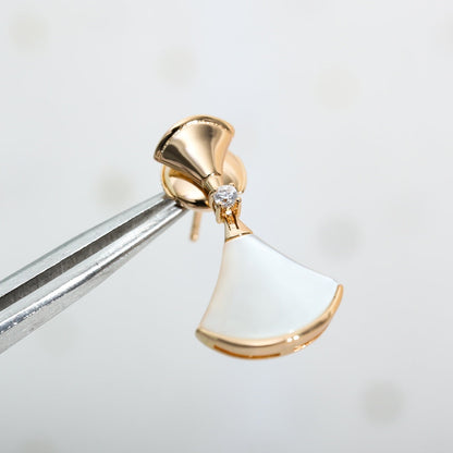 [Marins]DREAM MOP PINK GOLD EARRINGS