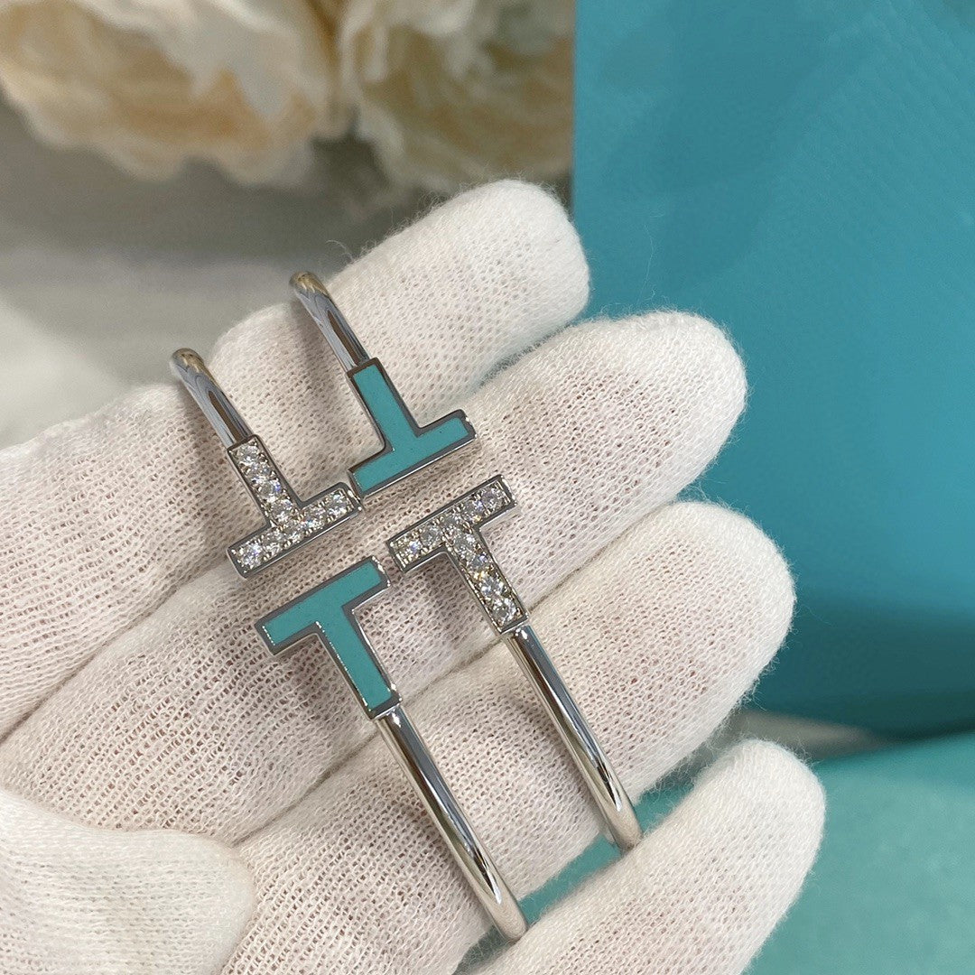 [Marins]T BRACELET 1.8MM TURQUOISE DIAMOND