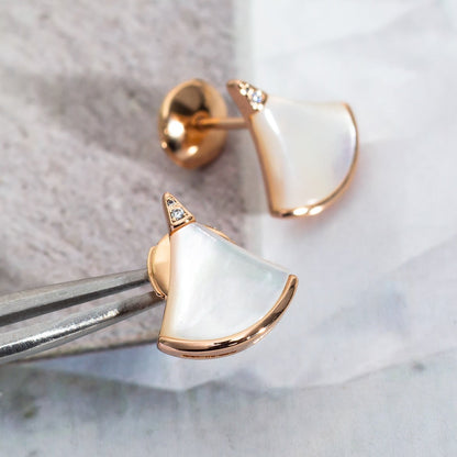 [Marins]DIVAS DREAM EARRINGS PINK GOLD