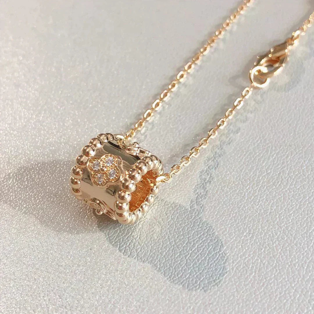 [Marins]PERLEE PEDANT NECKLACE GOLD / ROSE GOLD