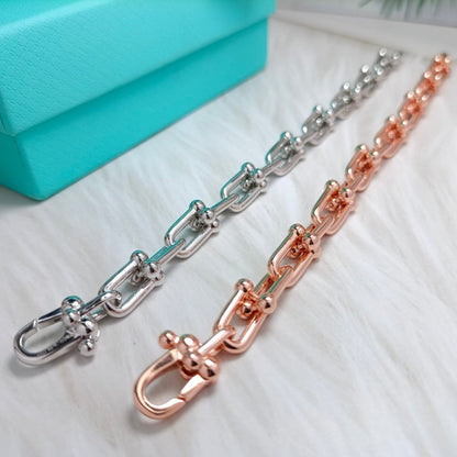 [Marins]HARDWEAR BRACELET PINK GOLD AND SILVER