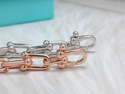 [Marins]HARDWEAR BRACELET PINK GOLD AND SILVER