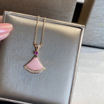 [Marins]DREAM NECKLACE PINK OPAL