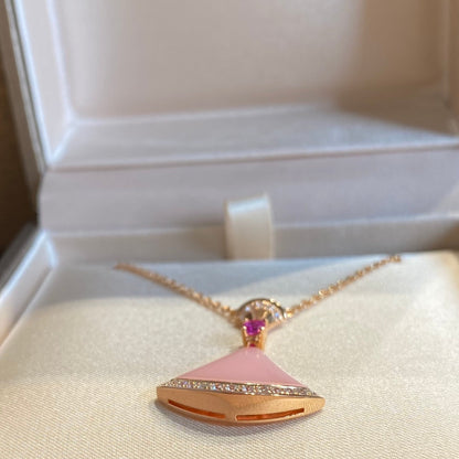 [Marins]DREAM NECKLACE PINK OPAL