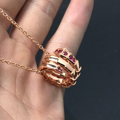 [Marins]SERPENTI PEDANT NECKLACE