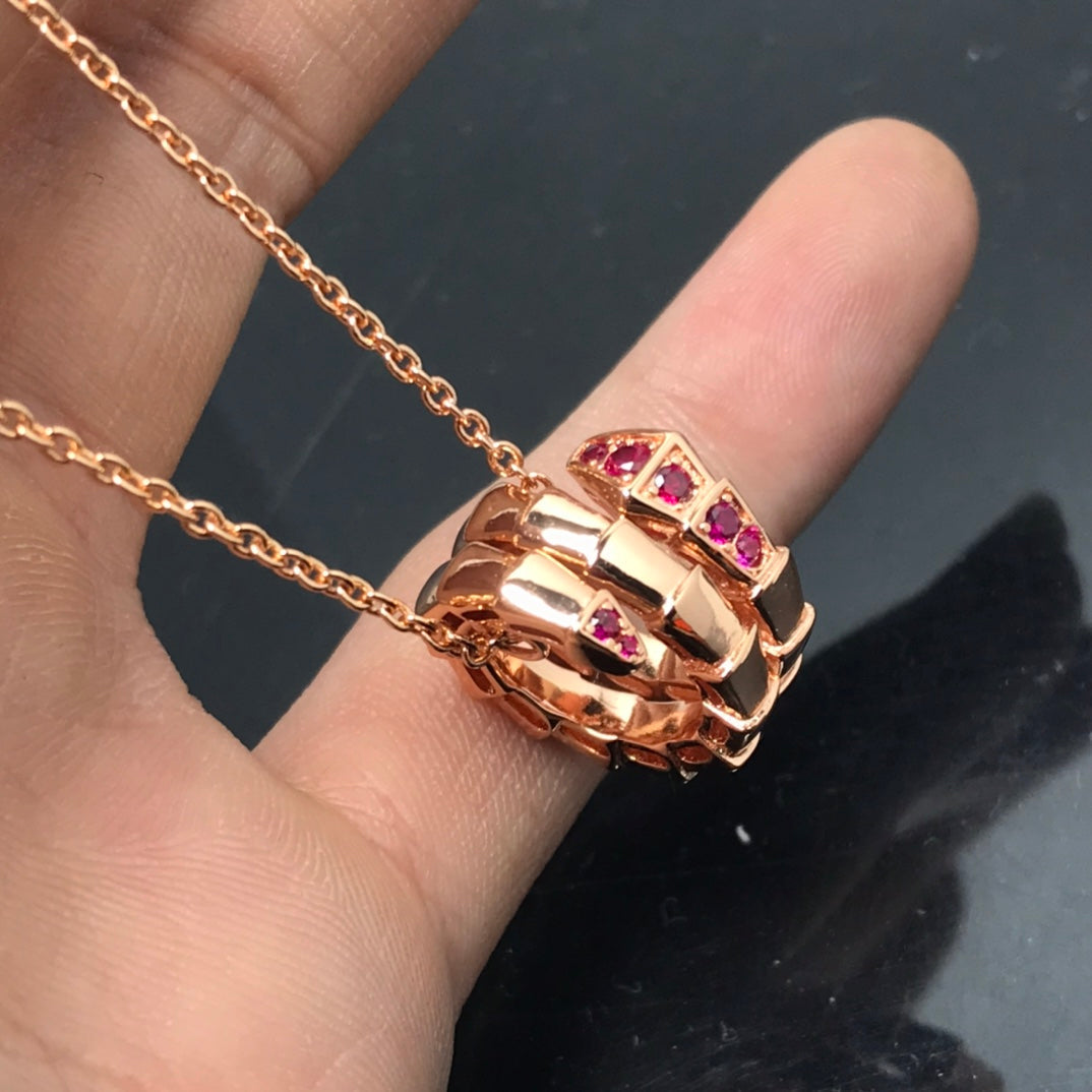 [Marins]SERPENTI PEDANT NECKLACE