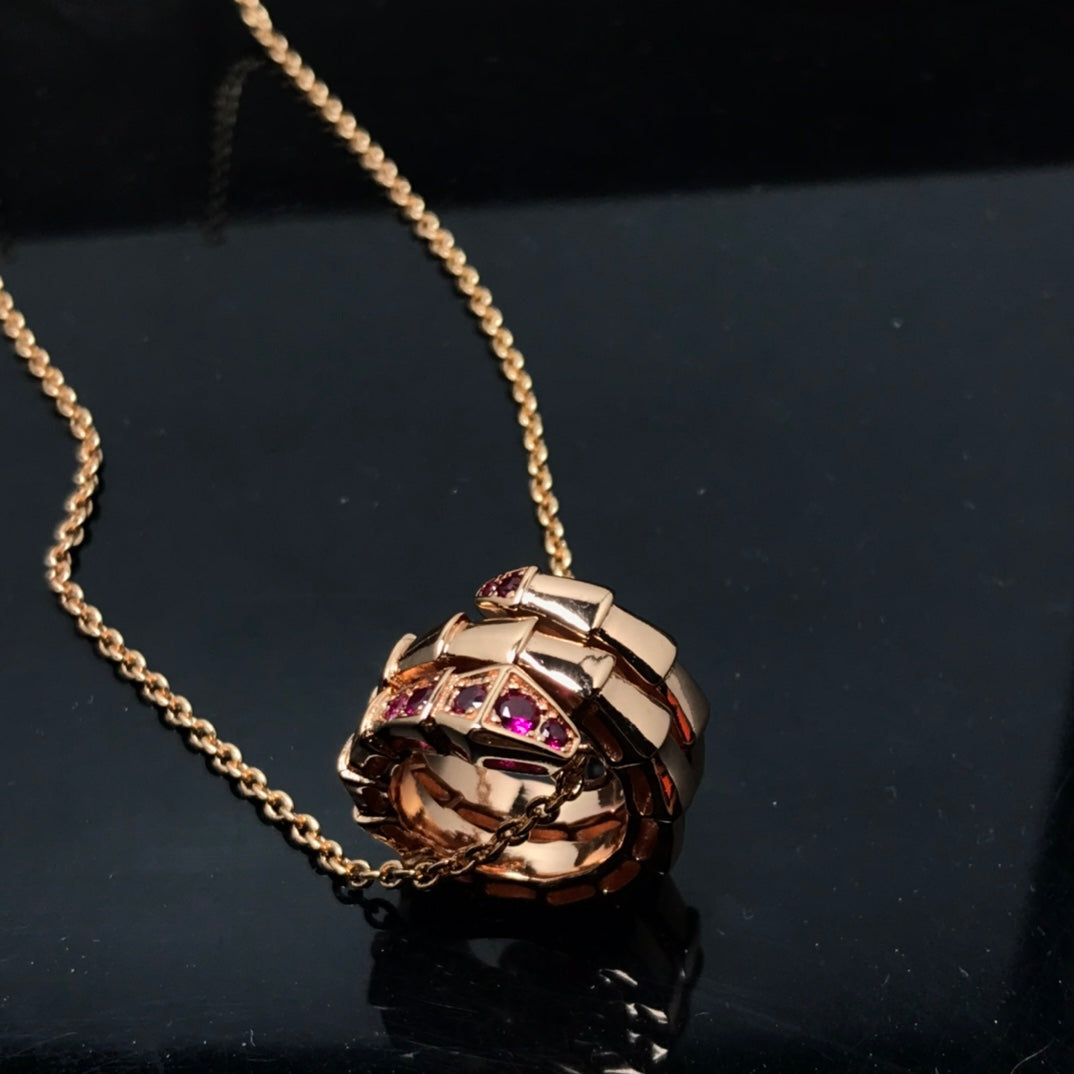[Marins]SERPENTI PEDANT NECKLACE