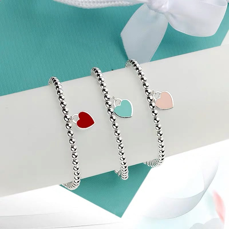 [Marins]MINI HEART BRACELET SILVER