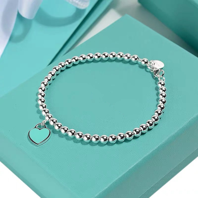 [Marins]MINI HEART BRACELET SILVER